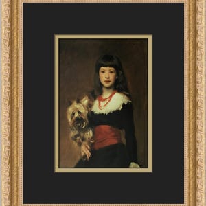 John Singer Sargent Beatrice Townsend Custom Framed Print