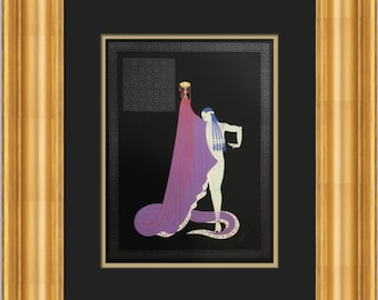 Erte The Slave Custom Framed Print