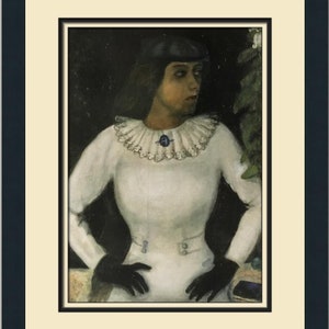 Marc Chagall Bella Rosenfeld Custom Framed Print