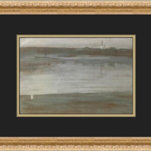 James Whistler Early Morning Thames Custom Framed Print
