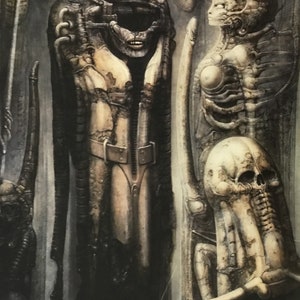 HR Giger H. R. Giger Biomechanoid III Custom Framed Print - Etsy