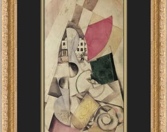 マルク·シャガール　リトグラフ Yahoo!オークション - 【え沖】 マルク シャガール 花咲く波止場 リト