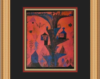 Paul Klee Domek na drzewie wydruk w ramie na zamówienie