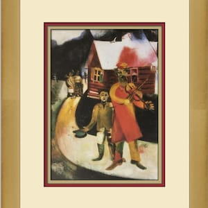 Marc Chagall The Fiddler III Custom Framed Print
