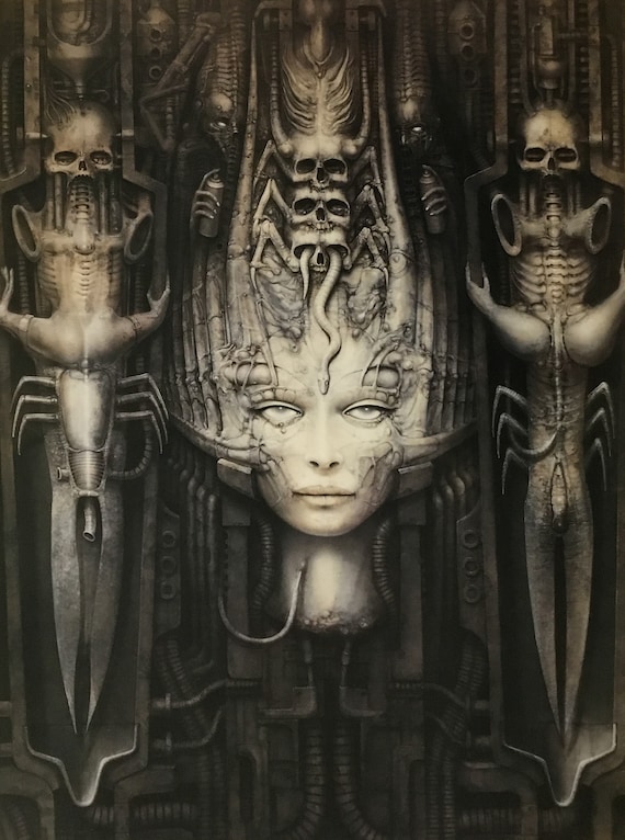 HR Giger H. R. Giger Li II Custom Framed Print - Etsy