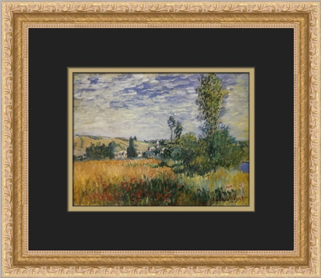 Claude Monet Vetheuil Custom Framed Print - Etsy