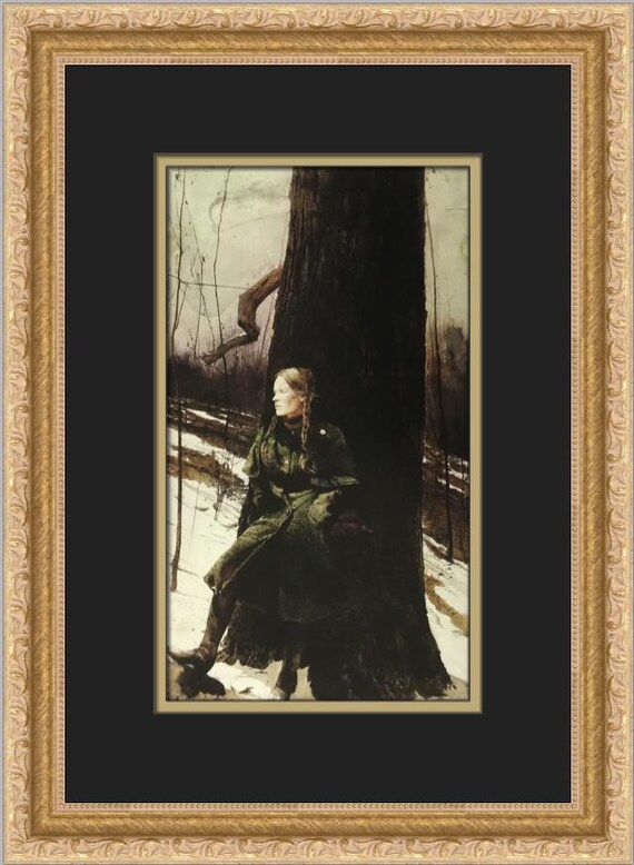 Andrew Wyeth Helga Cape Coat Custom Framed Print - Etsy