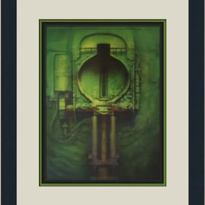 HR Giger H. R. Giger Passage XXIV Custom Framed Print