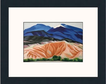 Georgia O'Keeffe Black Mesa niestandardowy wydruk w ramie