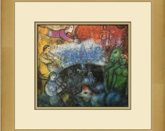 Marc Chagall The Grand Parade Custom Framed Print