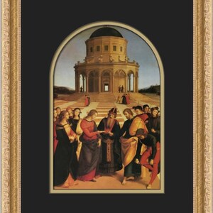 Raphael The Marriage of the Virgin Custom Framed Print
