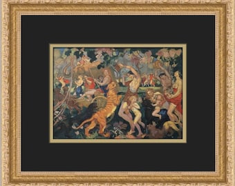 Maurice Denis Bacchanale Custom Framed Print