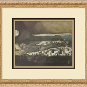 Andrew Wyeth Garret Room Custom Framed Print