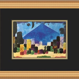 Paul Klee The Niesen Custom Framed Print