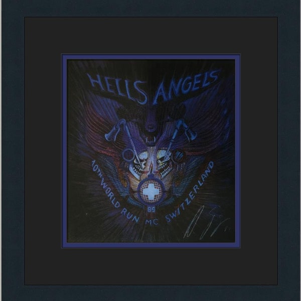 HR Giger H. R. Giger Les Hells Angels Affiche Impression encadrée personnalisée