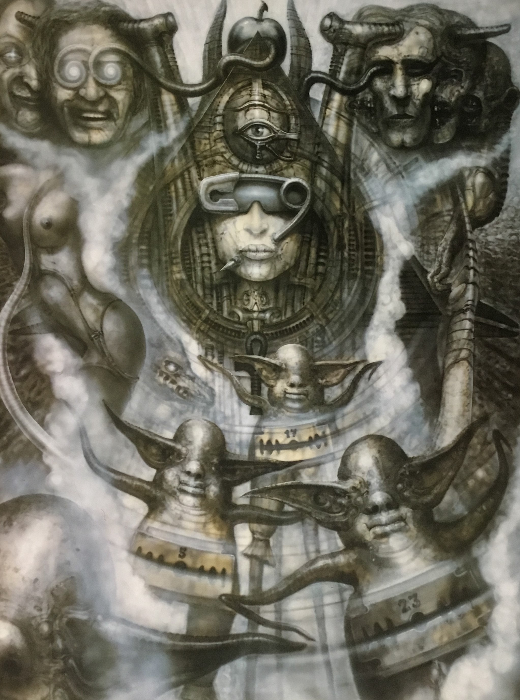 HR Giger H. R. Giger Illuminatus I Custom Framed Print - Etsy
