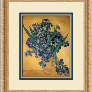 Vincent Van Gogh Irises I Custom Framed Print