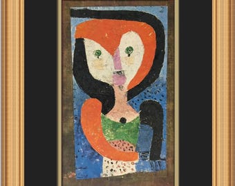 Paul Klee Maid of Saxon wydruk w ramie na zamówienie