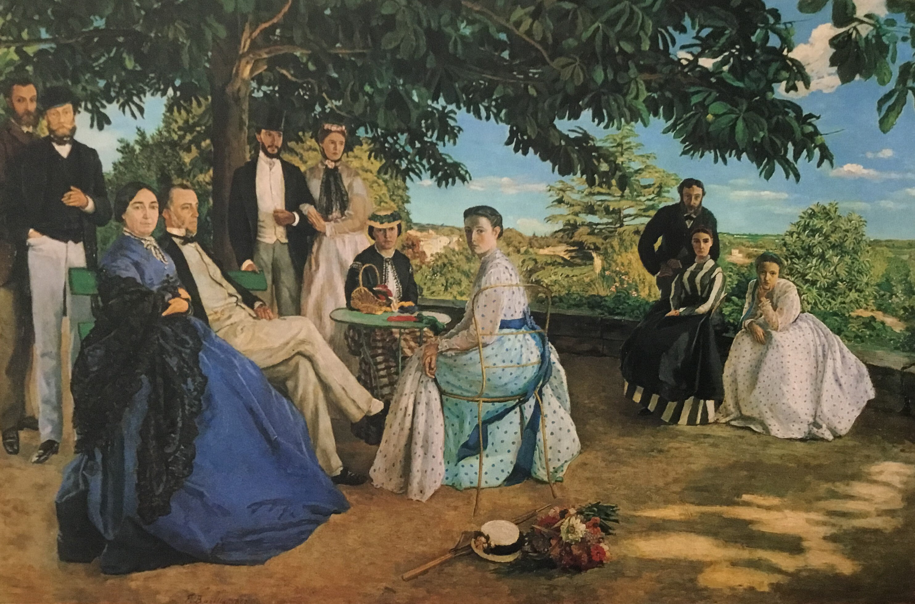 Frederic Bazille Family Reunion Custom Framed Print - Etsy
