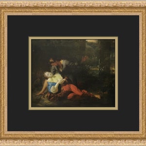 Godfried Schalcken Cephalus i Procris wydruk w ramie na zamówienie