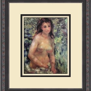 Pierre-Auguste Renoir Torso of a Woman in the Sun Custom Framed Print