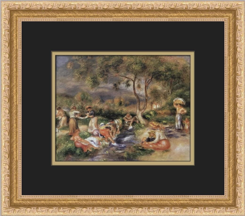 ピエール＝オーギュスト・ルノワール 洗濯係 カーニュの女たち