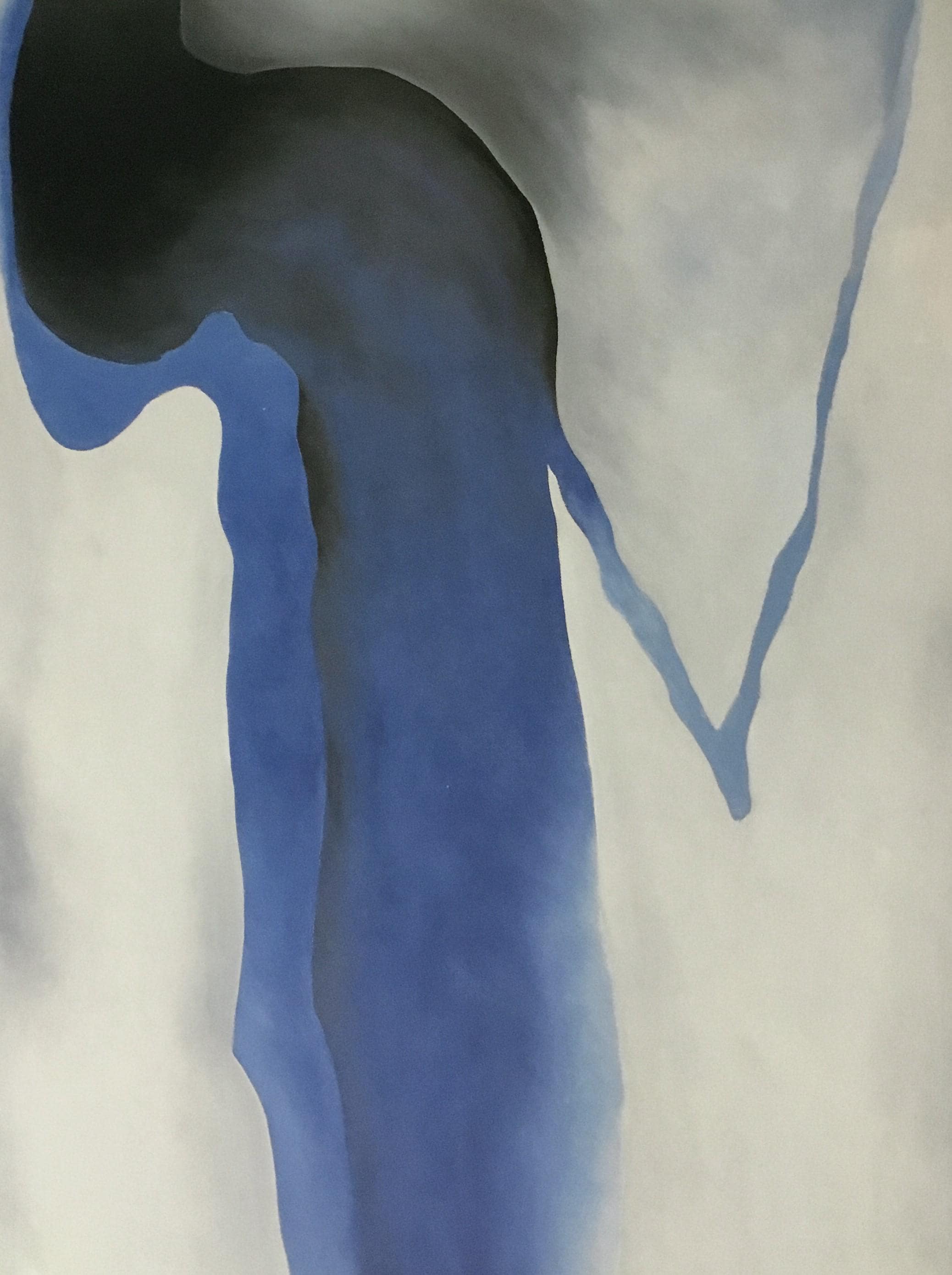 Georgia O'keeffe Blue Black and Gray Custom Framed Print - Etsy