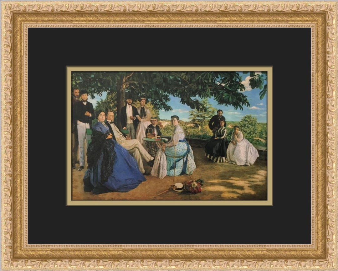 Puzzle Nathan 3000 Pièces - "Family Reunion" Bazille - Rare - 1997 - Occasion