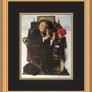 Norman rockwell the doctor and the doll - Etsy 日本
