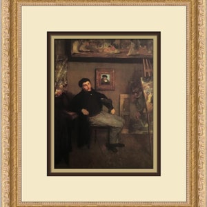 Edgar Degas Jacques Joseph Tissot Custom Framed Print