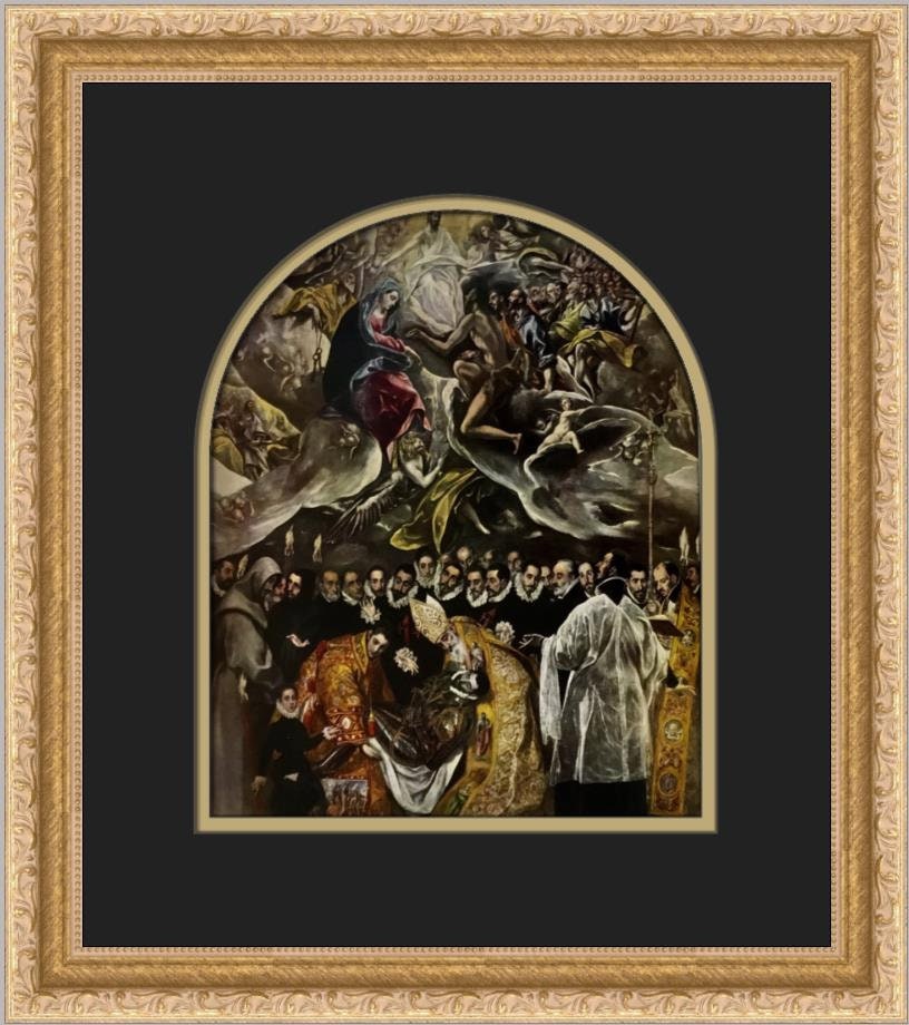 エル・グレコ オルガス伯爵の埋葬 カスタムフレームプリント - Etsy 日本