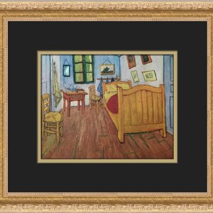Vincent Van Gogh Bedroom in Arle Custom Framed Print