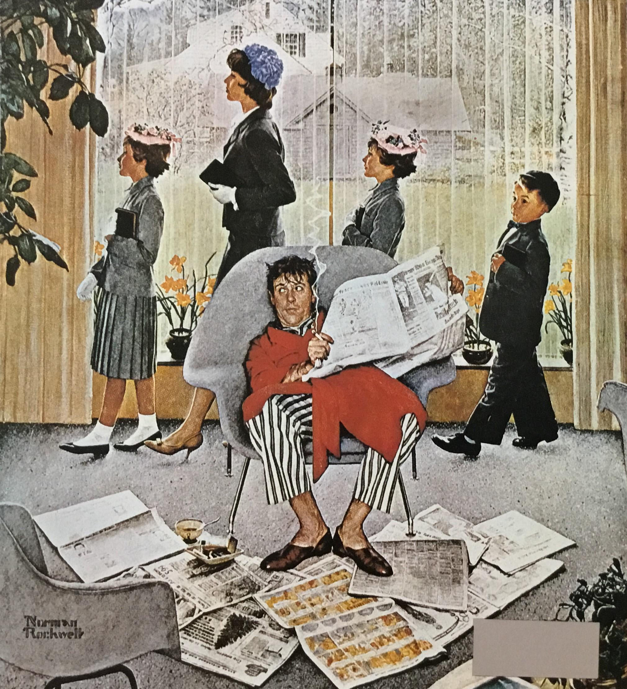 Norman Rockwell Easter Morning Custom Framed Print - Etsy