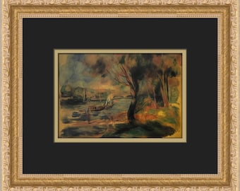 ピエール＝オーギュスト・ルノワール、シャトゥーのセーヌ川、アート