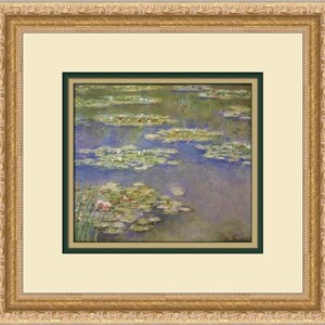 Claude Monet Water Lilies III Custom Framed Print