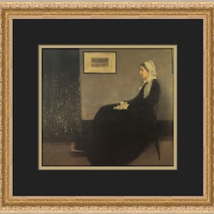 James Whistler The Artist&#39;s Mother Custom Framed Print