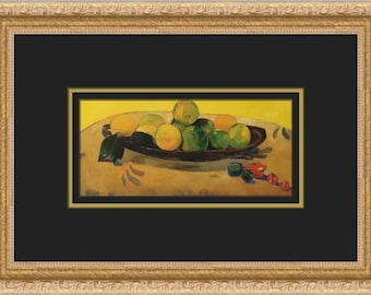 オレンジのある静物画 ポール・ゴーギャン ヴィンテージプリント 1950