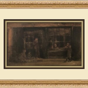 James Whistler A Shop Custom Framed Print