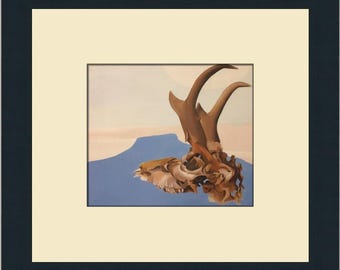 Georgia O'Keeffe Antelope Head with Pederna wydruk w ramie na zamówienie