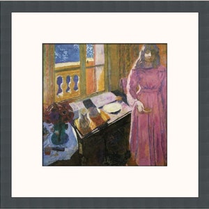 Pierre Bonnard Interior at Antibes Custom Framed Print