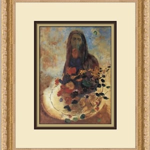 Odilon Redon Mystery Custom Framed Print