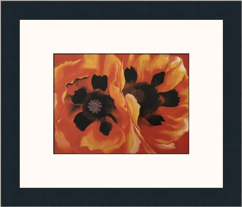 Georgia O'keeffe Oriental Poppies Custom Framed Print - Etsy