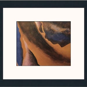 Georgia O&#39;Keeffe Only One Custom Framed Print