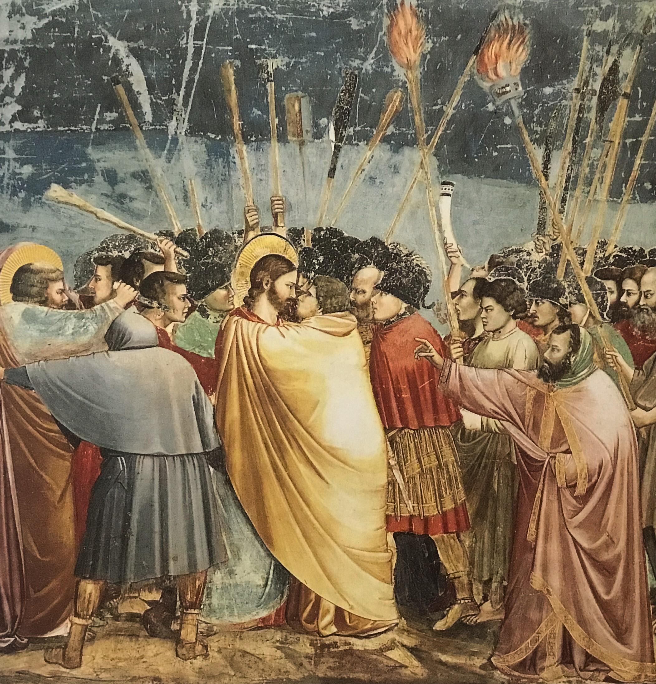 Giotto the Kiss of Judas Custom Framed Print - Etsy