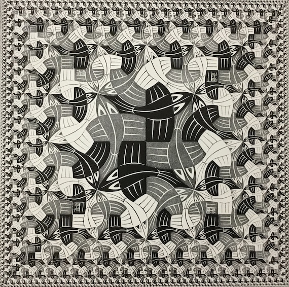 M.C. Escher MC Escher Square Limit Custom Framed Print - Etsy M.C. Escher MC Escher Square Limit Custom Framed Print - Etsy