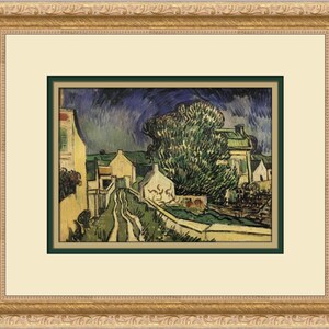 Vincent Van Gogh The House of Piere Pilon Custom Framed Print