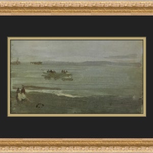 James Whistler Lifeboat Custom Framed Print