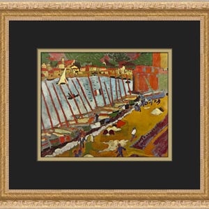 Andre Derain View of Collioure Custom Framed Print