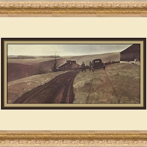Andrew Wyeth Public Sale Custom Framed Print