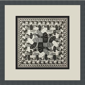 M.C. Escher MC Escher Square Limit Custom Framed Print